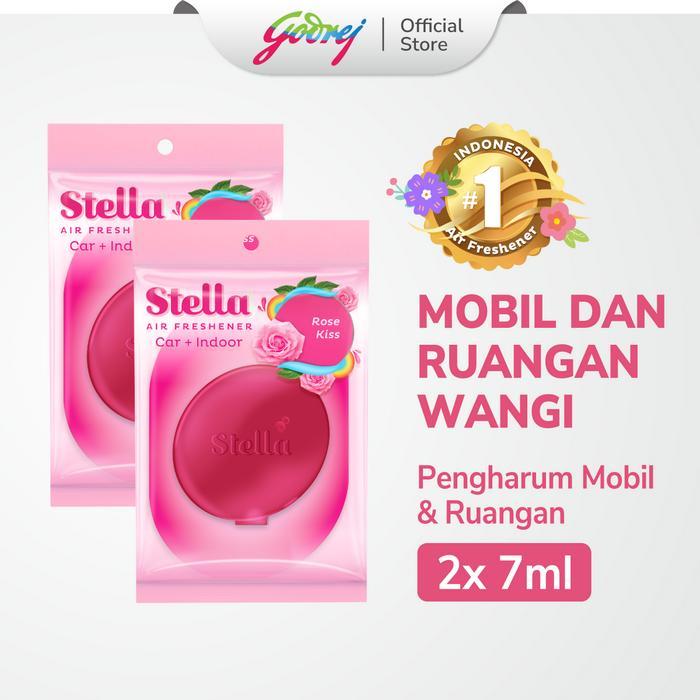 Stella Daily Freshness Pengharum Ruangan - Rose Kiss Isi 2