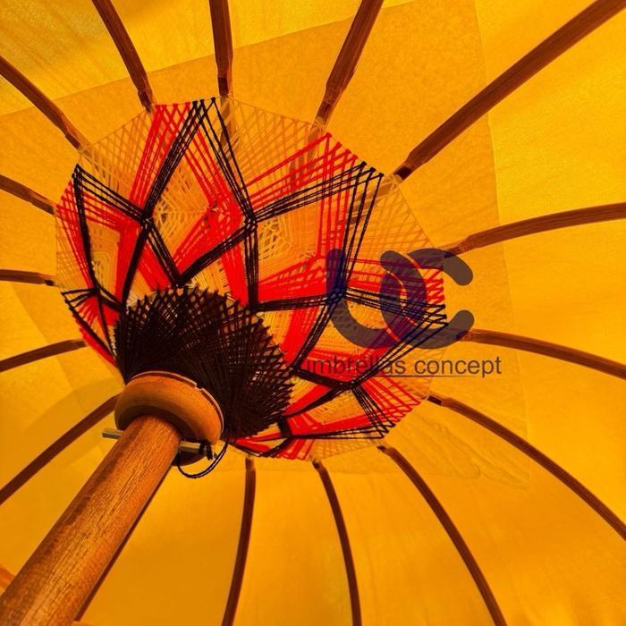 Payung Bali Hias Dekorasi / Tedung Agung Rob - Rob Kain Saten