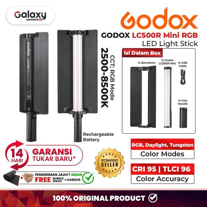 Godox Lc500R Mini Rgb Led Light Stick Lampu Lc 500R Lc-500R Original