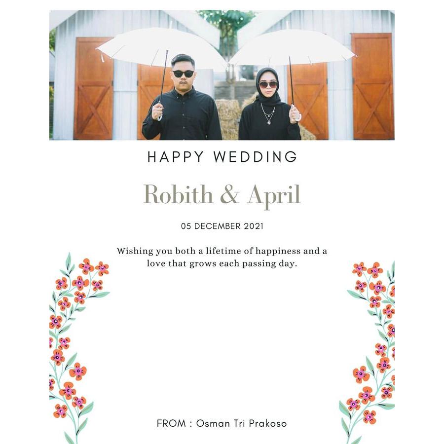 Hadiah Logam Mulia Pigura Bingkai Custom Wedding Kado Pernikahan Nikah