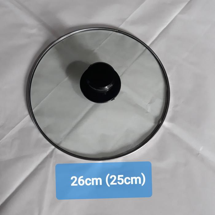 Tutup panci kaca 26 cm
