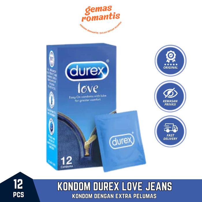 Xoticxquisite Kondom Durex Love Isi 12 Sachet Condom Dengan Extra Pelumas