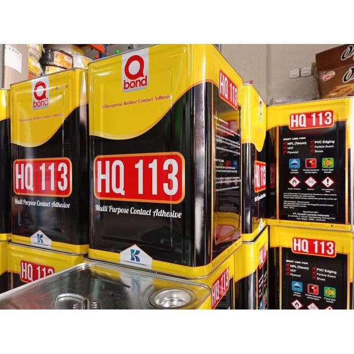 Stok Baru LEM KUNING QBOND HQ 113 B @10 KG / Q-BOND LEM SERBAGUNA
