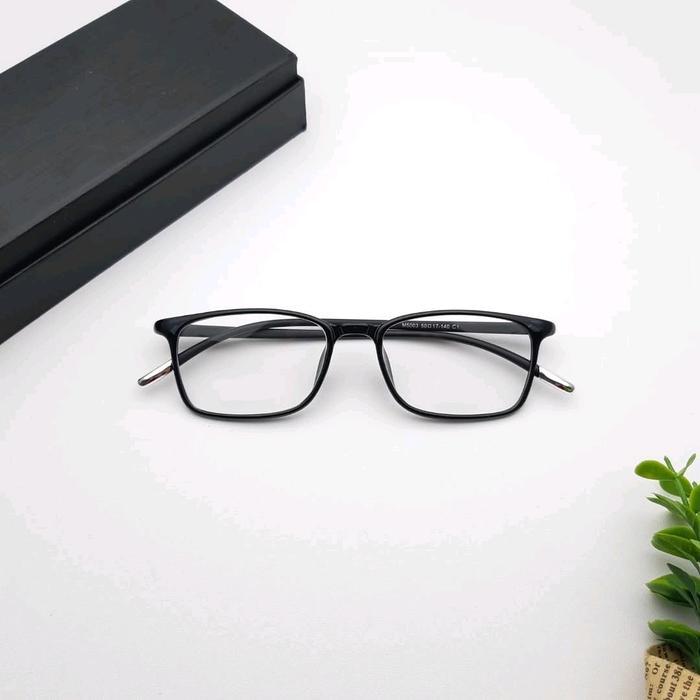 Frame Kacamata Kotak Kecil Lentur 5003 Lensa Antiradiasi Blueray Photocromic Bluecromic Eyewear