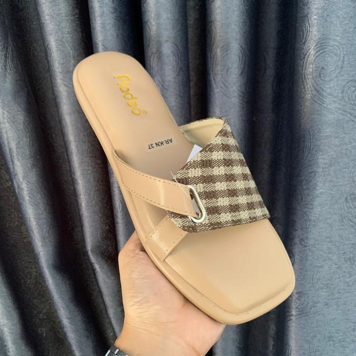 Sandal Slop Teplek Wanita ( Teplek 02 ) Ringan Empuk