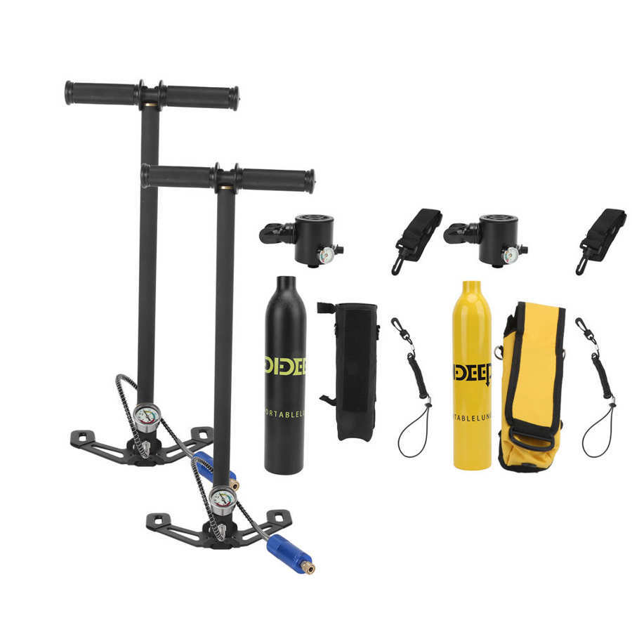 JUAL  DIDEEP 0.5L Mini Diving Oxygen Cylinder Tank Underwater Breath Device Set Portable Oxygen Tank