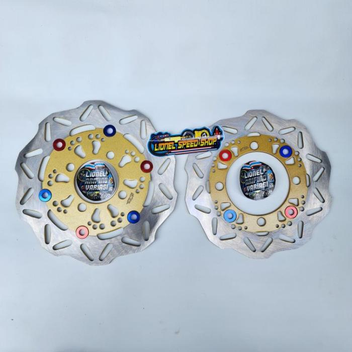 LSSS Piringan cakram jupiter mx depan belakang disk brake jupiter mx new front rear 220mm dan 200mm