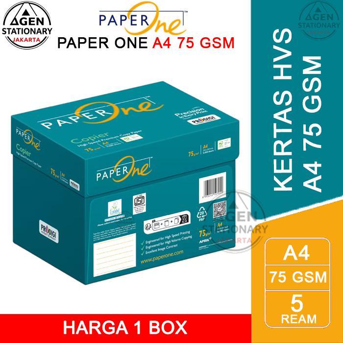 [DUS] Kertas HVS A4 75 GR Paper One Print 1 DUS