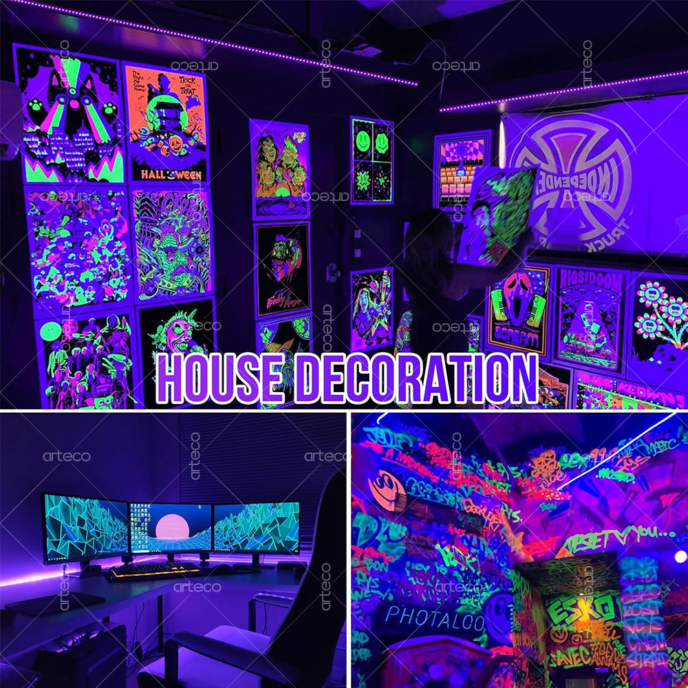 UV LED Light Strip Flexible LED Strip Light Ultraviolet 395-405nm Black Light 2835 SMD UV Lamp DC 5V