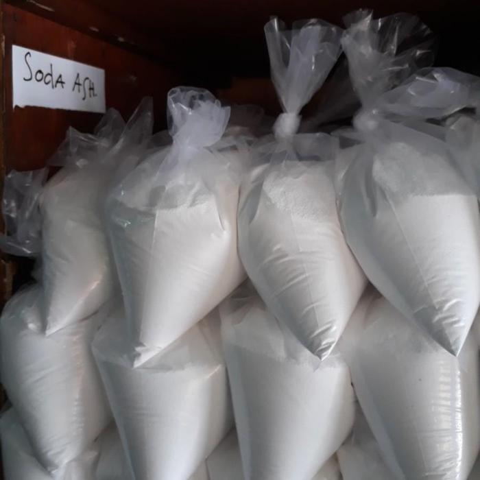 NEWW ANSAC Soda Ash Dense 1 KG 99.2% Pure Sodium Carbonate Bahan Kimia Industri Kaca Deterjen Sabun