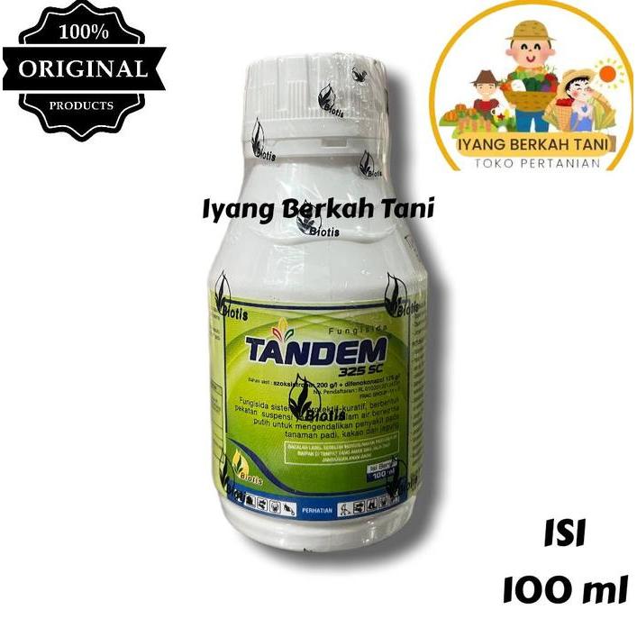 Livia Fungisida tandem 100ml Pengendali Penyakit Jamur Tanaman Bahan Aktif Azoksistrobin 200g/L