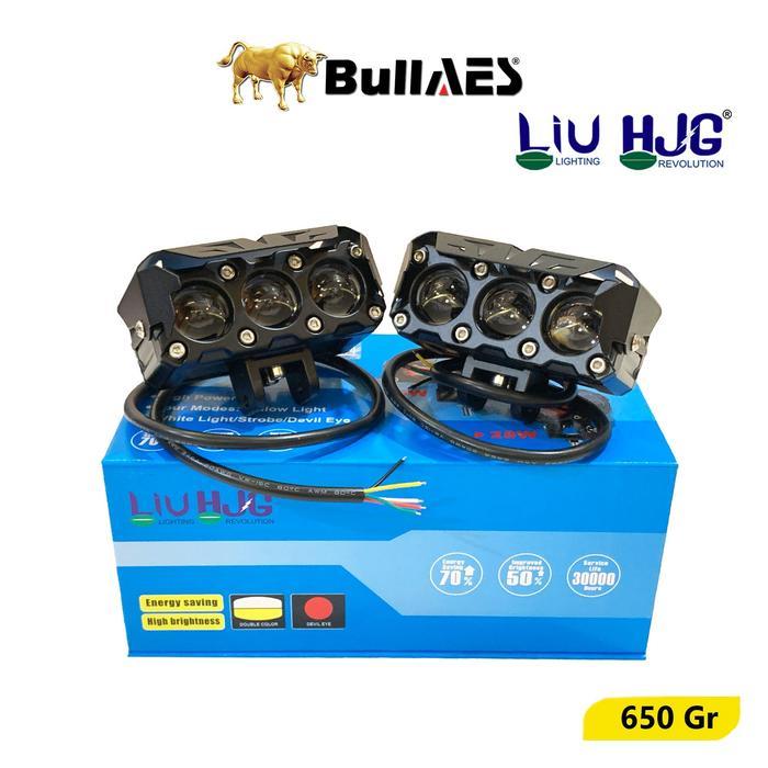 Laris Projie Mini Laser Lampu Tembak Sql 3 Mata Hi Loo 45 Watt Devil Merk Hjg Terlaris