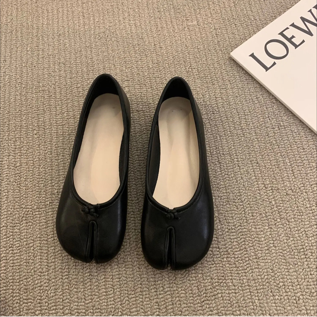Women Split Toe Flats Loafers Ladies Soft Sole Ballerina Ninja Tabi Cozy Female Mary Jane Casual