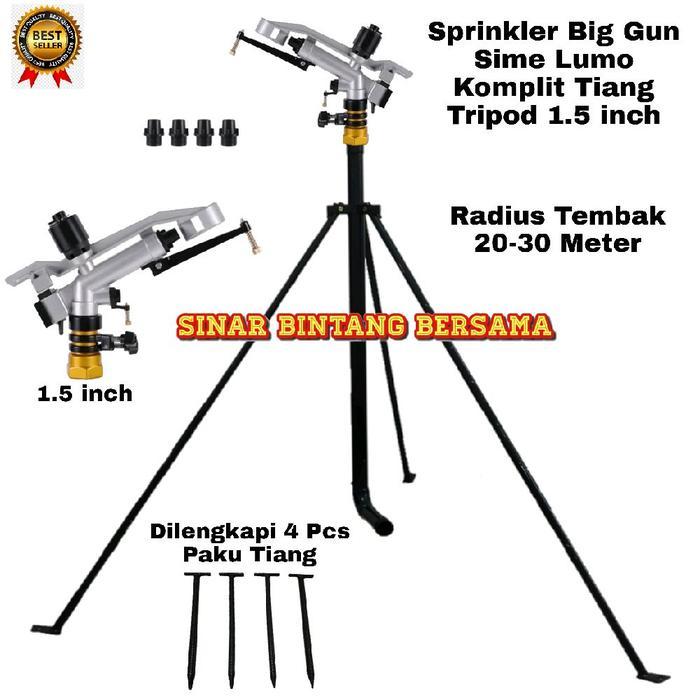 Sprinkler Big Gun Lumo 1.5 Inch Komplit Tiang Sprinkler