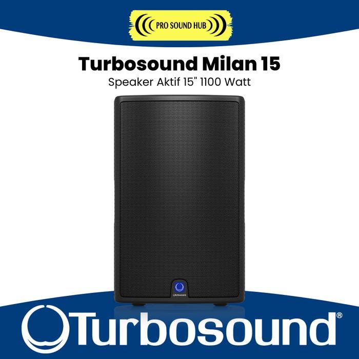 Turbosound Milan M15 M-15 Milan15 Active Speaker Aktif 15 Inch 15" Terpercaya