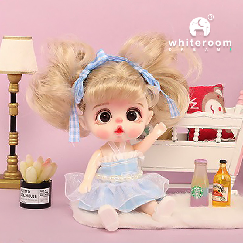 Aksesori Boneka BJD Ob11 Setelan Tidur Miniatur untuk Anak