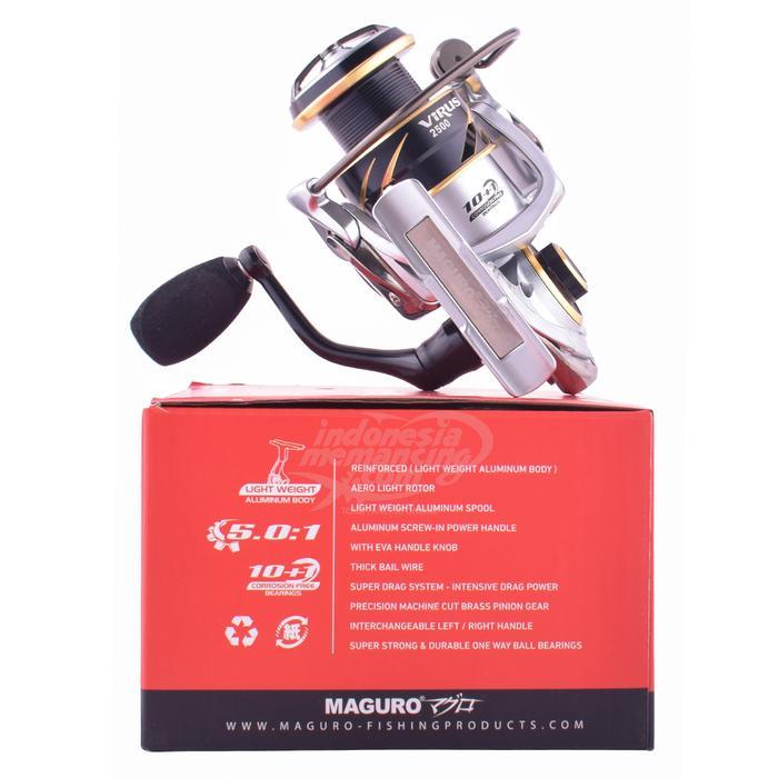 Grosir Reel Spinning Maguro Virus Power Handle - 2500 Indonesiamemancing