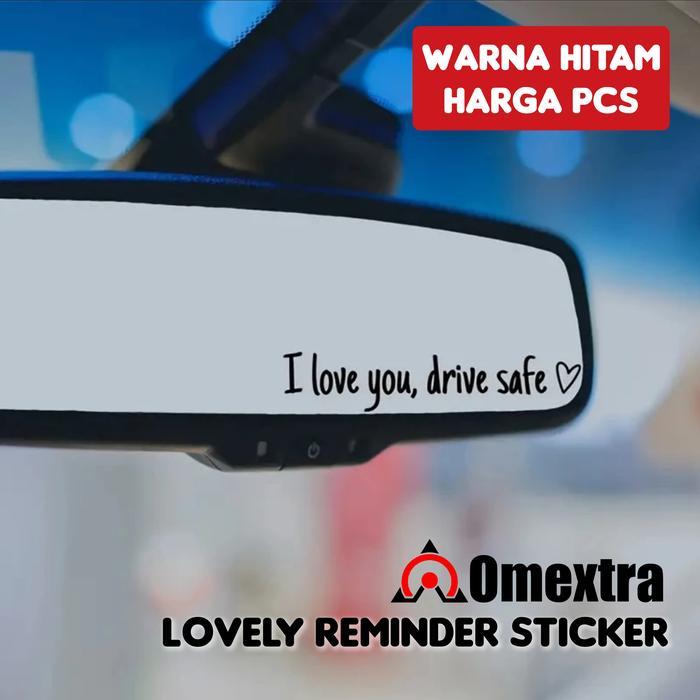[] Sticker Lovely Reminder Stiker Kata Mutiara Stiker kata bijak Sticker Spion Mobil Stiker Kaca