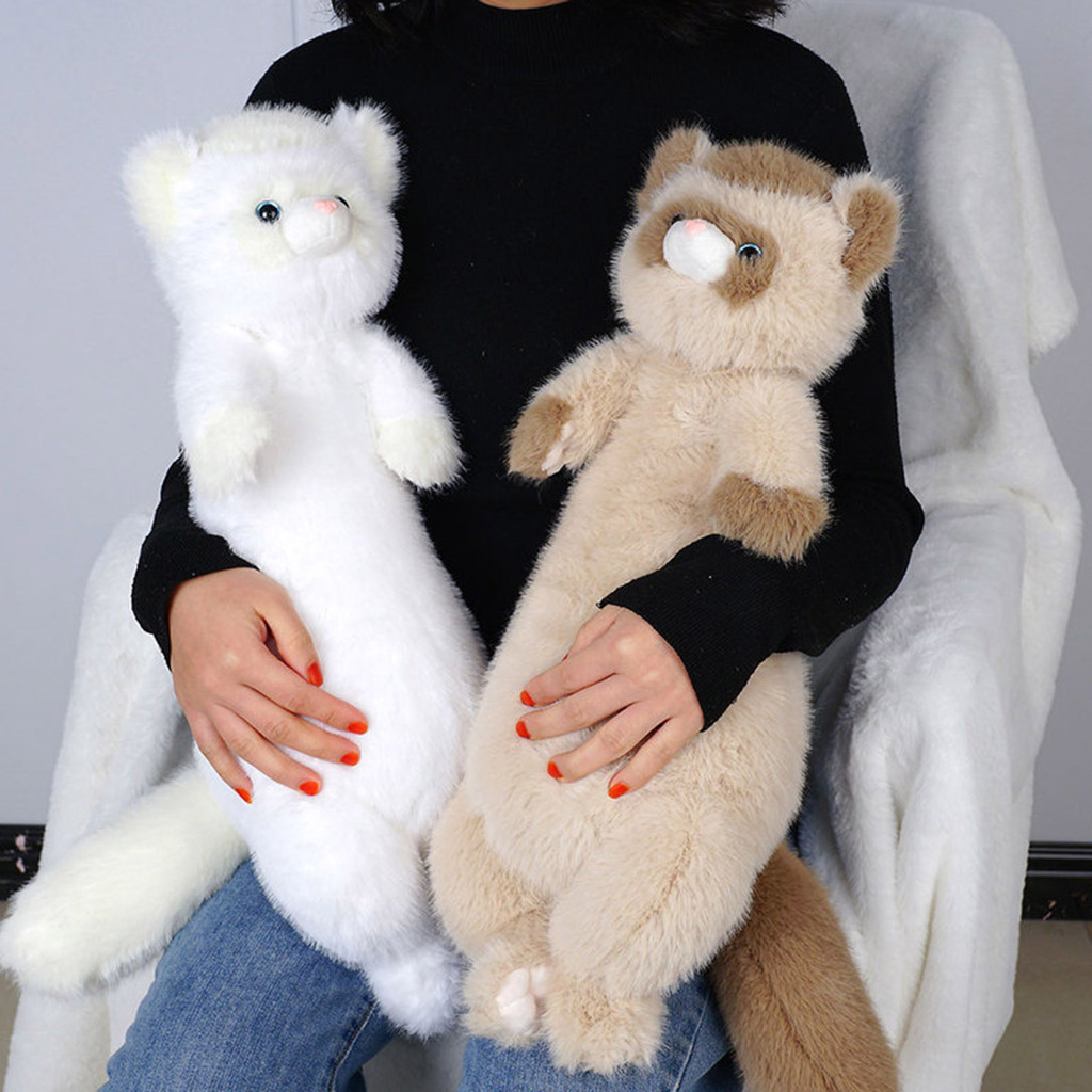 Shy Plush Ferrets Plush Toys Stuffed Animal Doll Pillow 20 '' Ferret Doll Throw Pillow Backrest For
