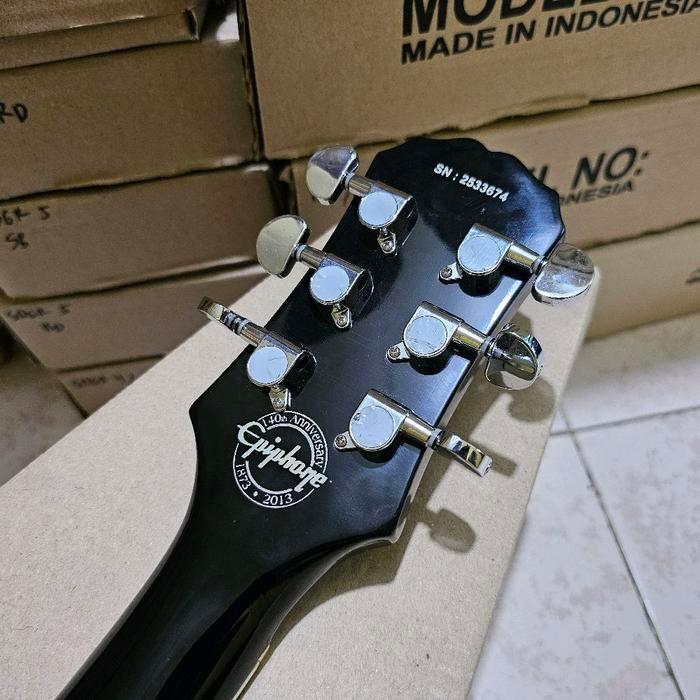 Gitar epiphone les paul custom pabrikan baru