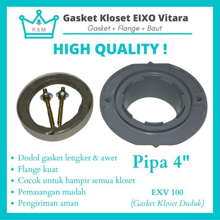 GASKET KLOSET UNIVERSAL SET SEAL DODOL PEMBUANGAN CLOSET EIXO VITARA