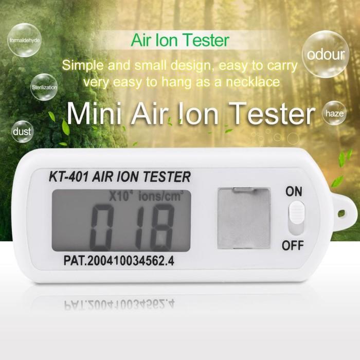 harmonisshop - Ionometer Air Ion Tester Molekul Udara Ukur kadar Ion Konsentrasi Positif Negatif