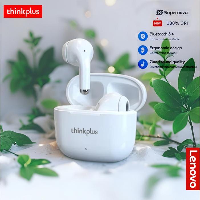 DISKON LENOVO THINKPLUS LP40PRO EARPHONE BLUETOOTH EARBUD GAMING HEADSET UNTUK IPHONE APPLE XIAOMI