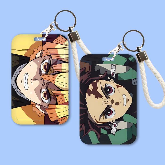 Tempat Kartu & Photocard Demon Slayer Tanjiro Zenitsu Id Card Holder Anime