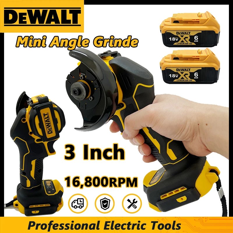 DEWALT Cordless Grinder Cutting Machine Grinding Polishing Machine Electric Diamond Cutting Grinder