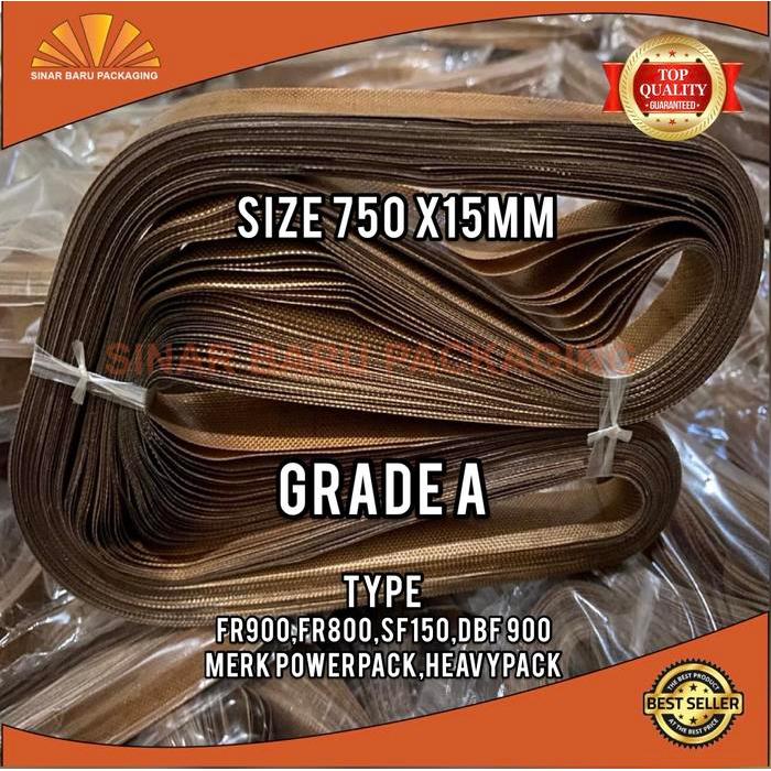 "New" Teflon belt 750 Grade A FR800 FR900 DBF900 Uk.750x15mm FR-900 SF150