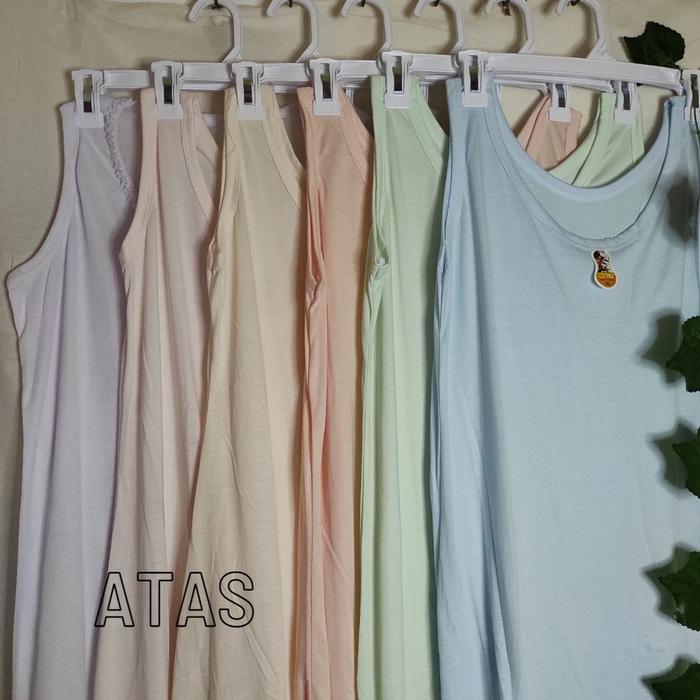 Singlet Wanita Panjang/Androk Terusan Panjang Handrok Daleman Wanita/Iner Gamis Terbaru