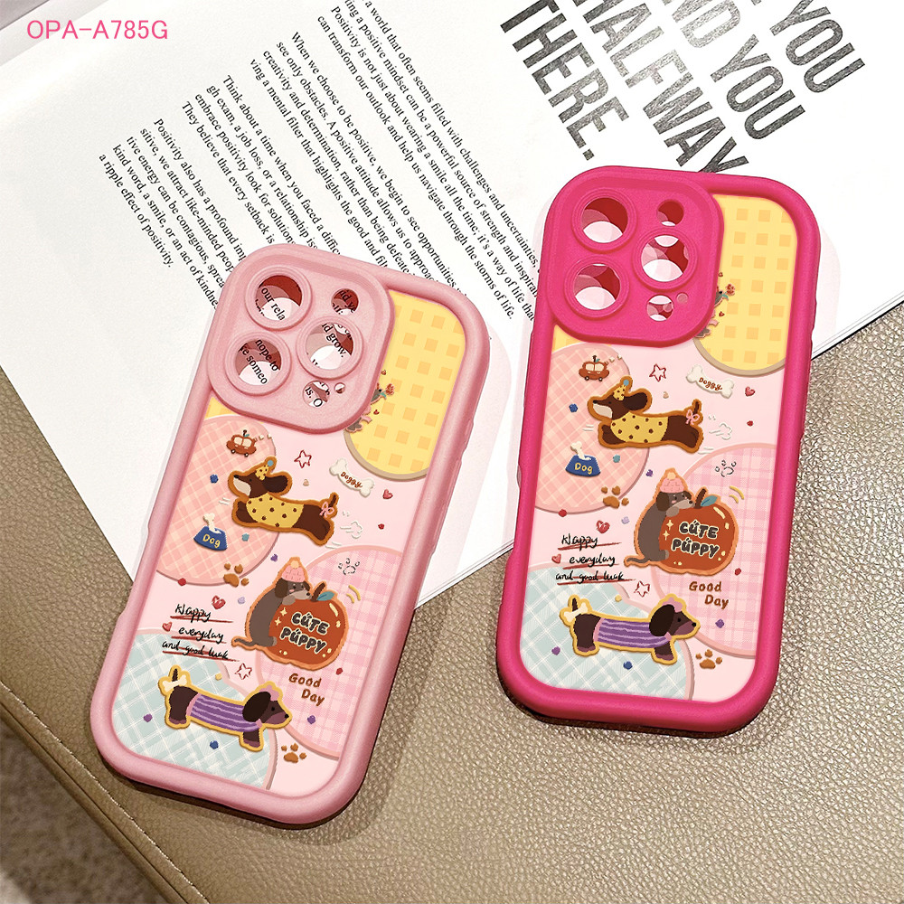 Softcase Tepi Tebal Tahan Gores Casing Hp For OPPO A58 A55 A74 A53 A33 A57S A77 5G 4G Case Shockproo