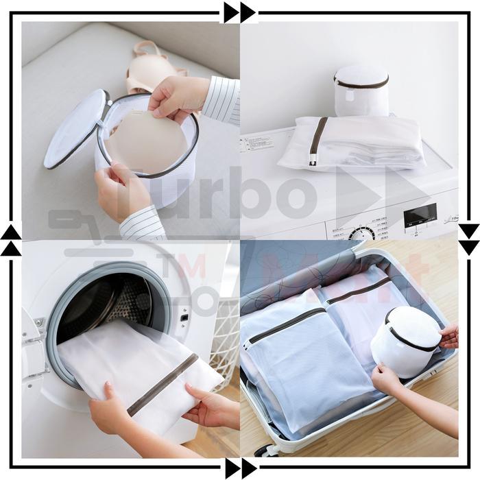 "New" Jaring Laundry Bag Jaring Baju Kotor Kantong Jaring Bra Laundry Bag