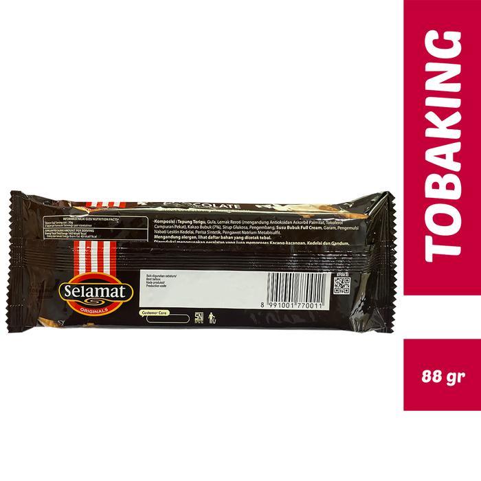 "New" Selamat Biscuit Chocolate 88gr Slamat Sandwich coklat biskuit selamat