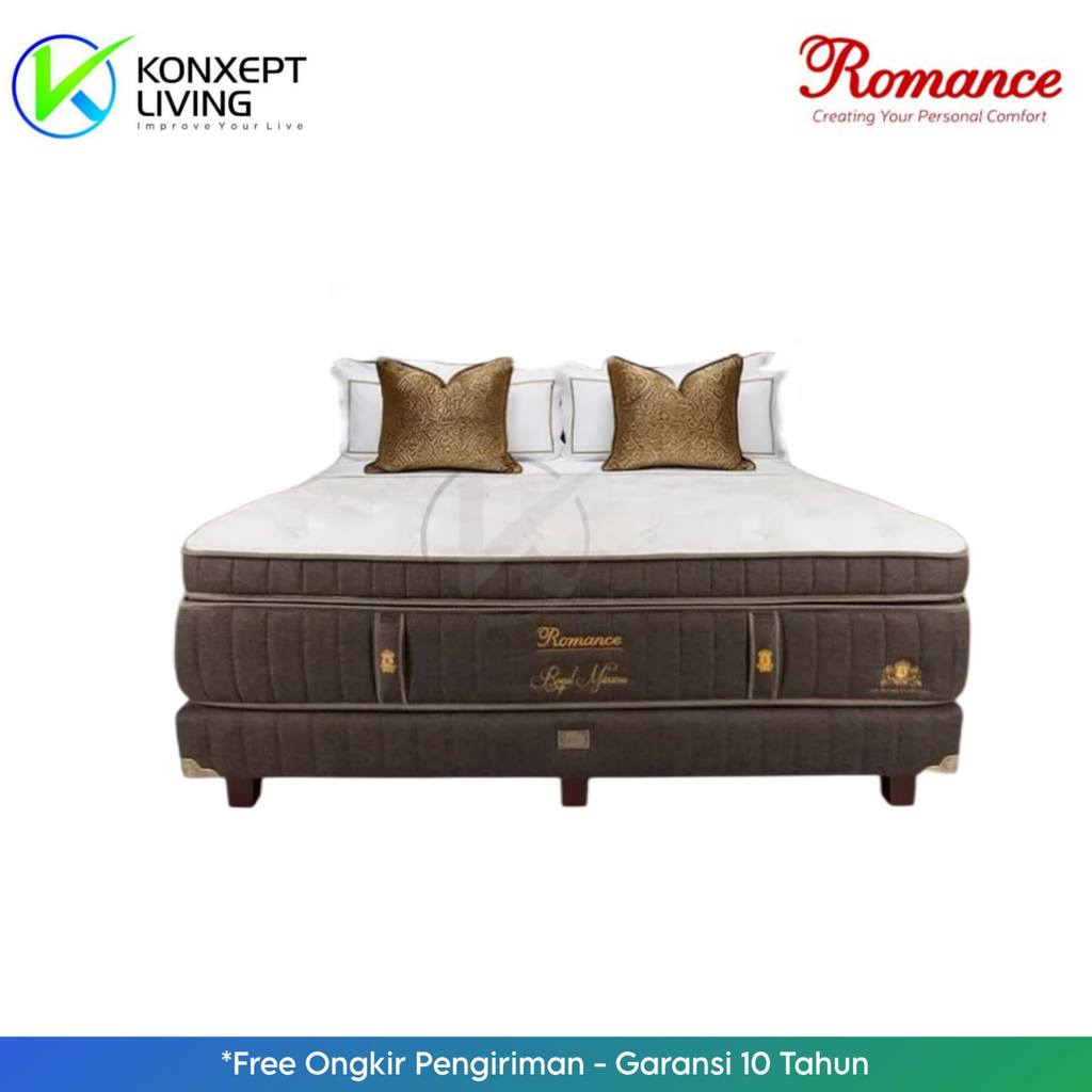 Romance Springbed Royal Maxima Ukuran 180x200 Fullset Tanpa Sandaran