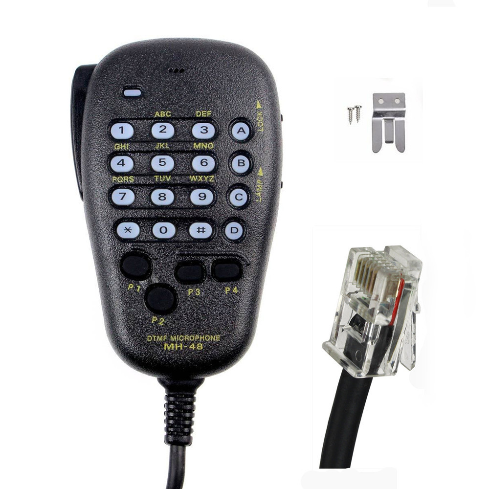 Walkie Talkie Mic MH-48A6J DTMF Microphone for YAESU FT-8800R FT-8900R FT-7900R FT-1807 FT-7800R FT-