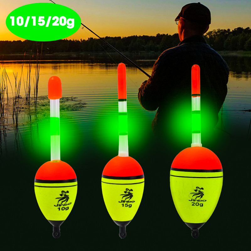2PCS Fishing Float Top Quality EVA Luminous Float Fish Bait for Sea Fishing Carp Fishing Tackle Acce