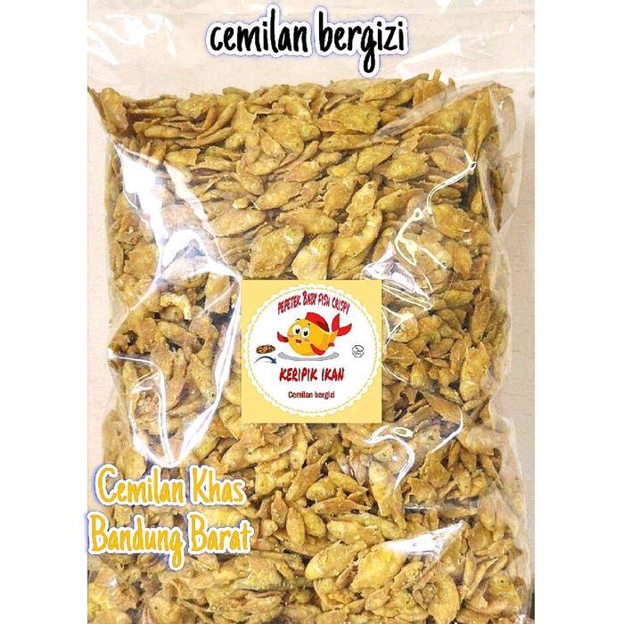 IKAN WADER CRISPY /MINI FISH CRISPY RENYAH GURIH KRIUK Makanan Food Seafood Frozen Meat Cemilan