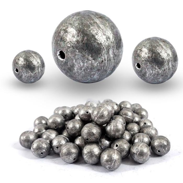 Timah Pancing Bulat Lada Merica Ukuran Besar Pemberat Mancing Dasaran Mandas Ecer 1 Pcs Reel Umpan