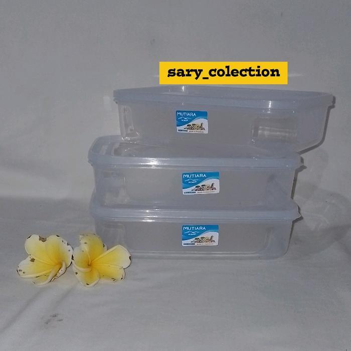 (Bundle) 3 Pcs Food Box KMP MUTIARA 900 ml
