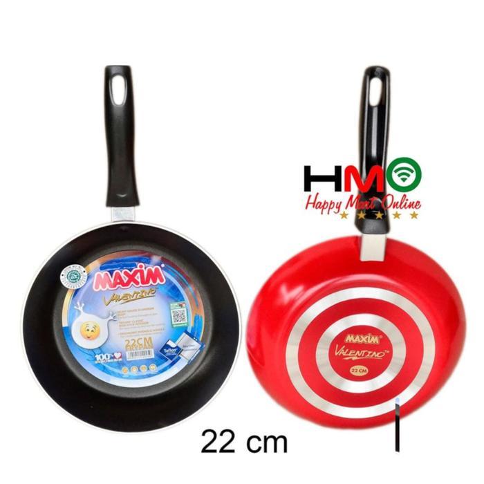 Frypan Wajan Teflon Maxim Valentino 22 CM Anti Lengket Original
