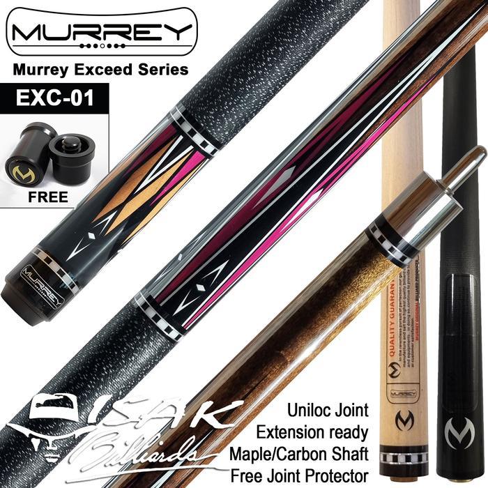 Murrey Exceed EXC-01 Cue Uniloc Maple Extension Bumper Stick Billiard