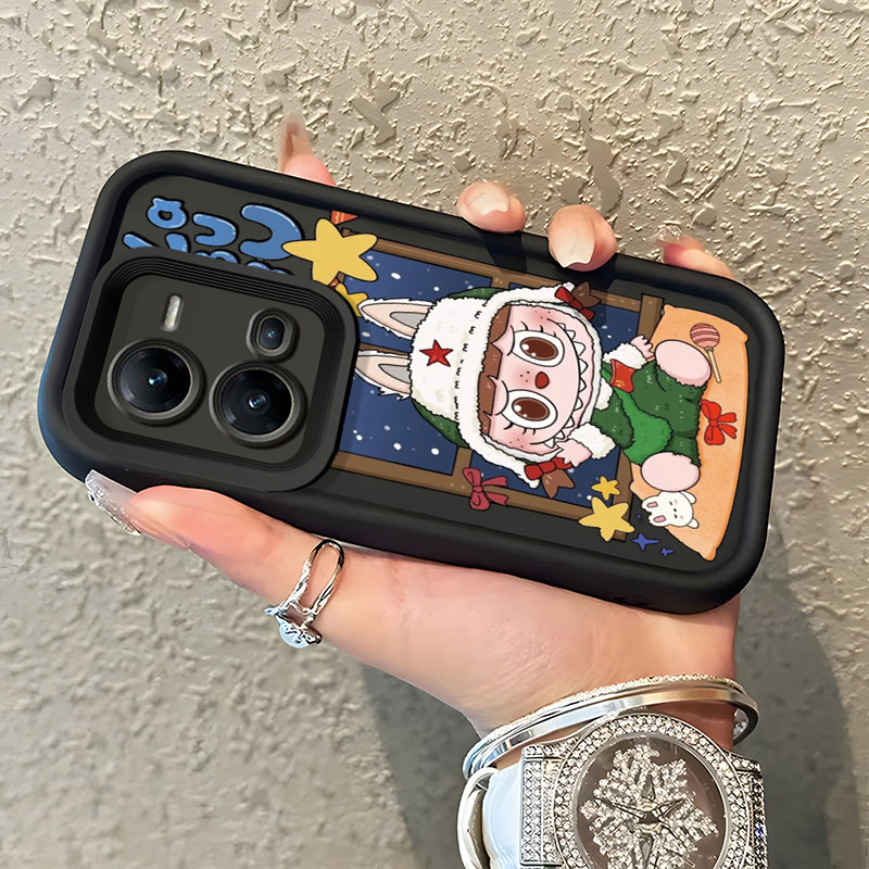 Casing Hp Untuk VIVO V25 5G VIVO V25E VIVO X80 Lite 5G Case Boneka Salju Kasing Premium Matte Cesing