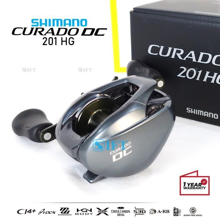 Reel BC SHIMANO CURADO DC 200-201 Hagane CI4+ Saltwater Baitcasting