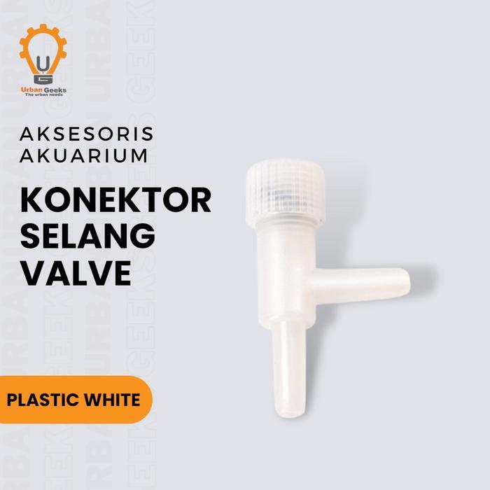Air Volume Valve Keran Selang Plastik Aerator Pengatur Udara One Way untuk Budidaya Perikanan &