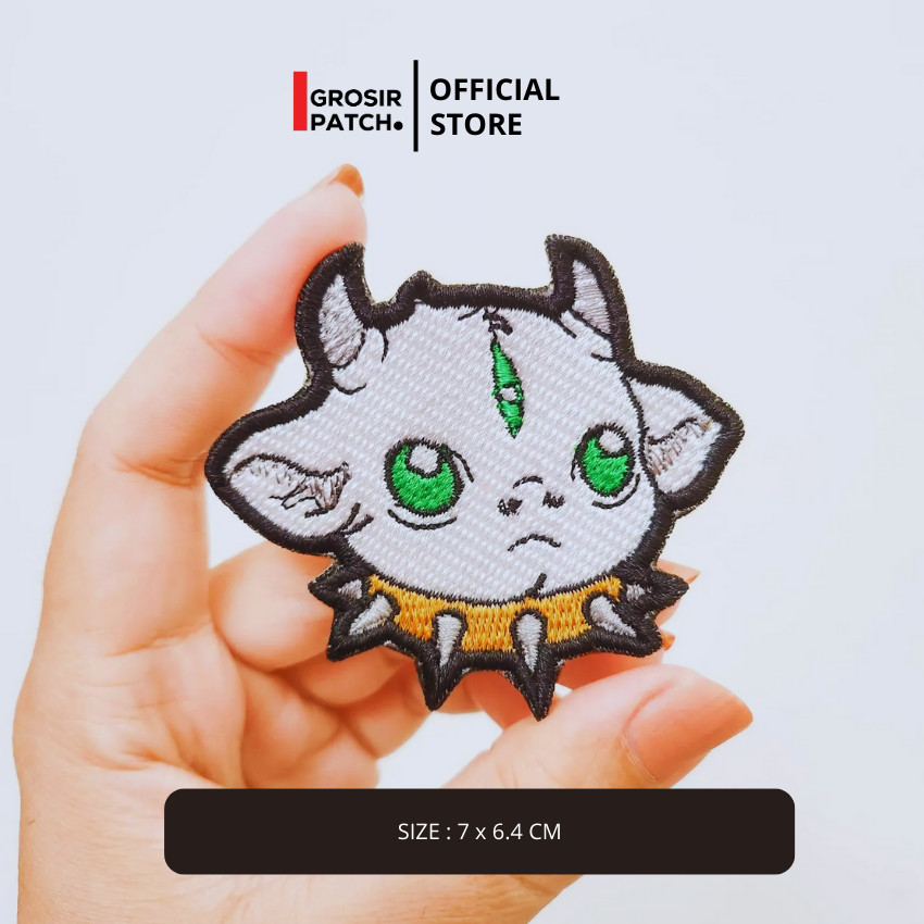 GP-066 EVIL GOAT EMBROIDERY BAPHOMET HALLOWEEN PATCH BORDIR LOGO KOMPUTER
