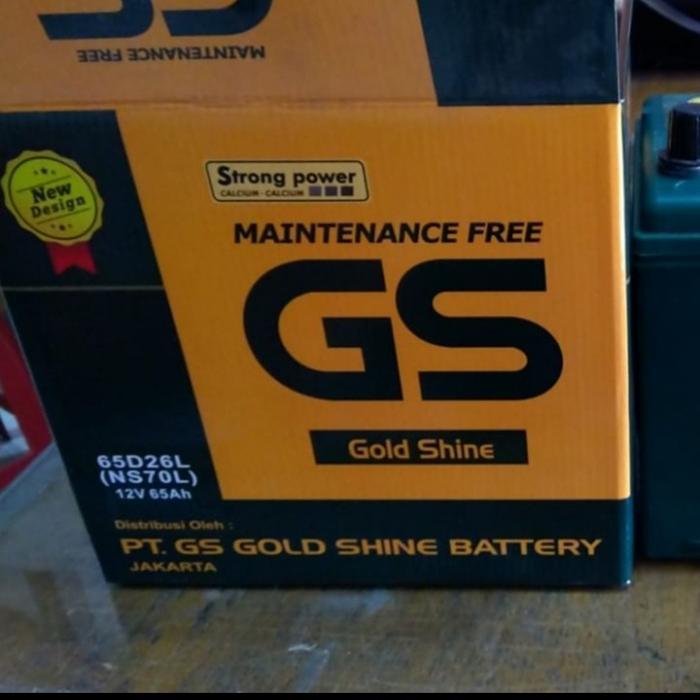 Aki Pajero/ Aki Escape/ Gs Mf Ns70L Gold Shine/ 65D26L 65Ah