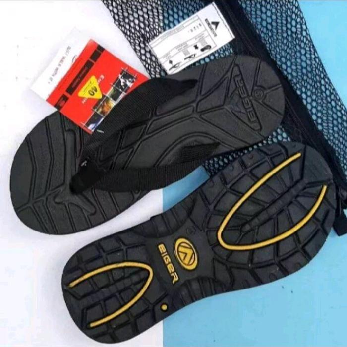 Sale- Sandal Jepit Gunung Eiger Outdoor Pria Wanita Termurah Sendal Karet Hitam Merah