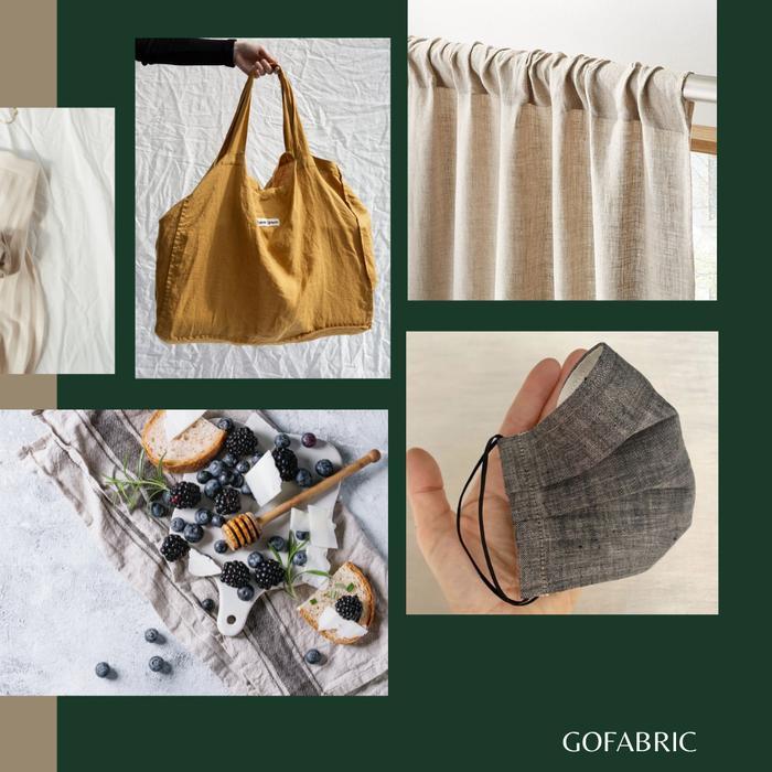 Promo Kain Linen Kain Pure Linen Kain Linen Polos Bahan Linen