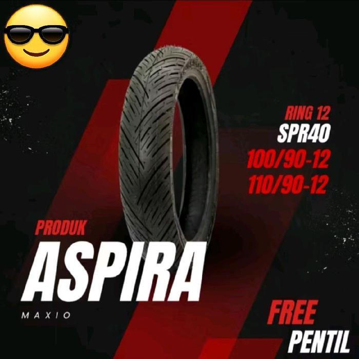 Ban Motor ASPIRA MAXIO SPR40 110/90-12 Tubeless Ban Belakang Motor Scoopy Freego Genio Ring 12